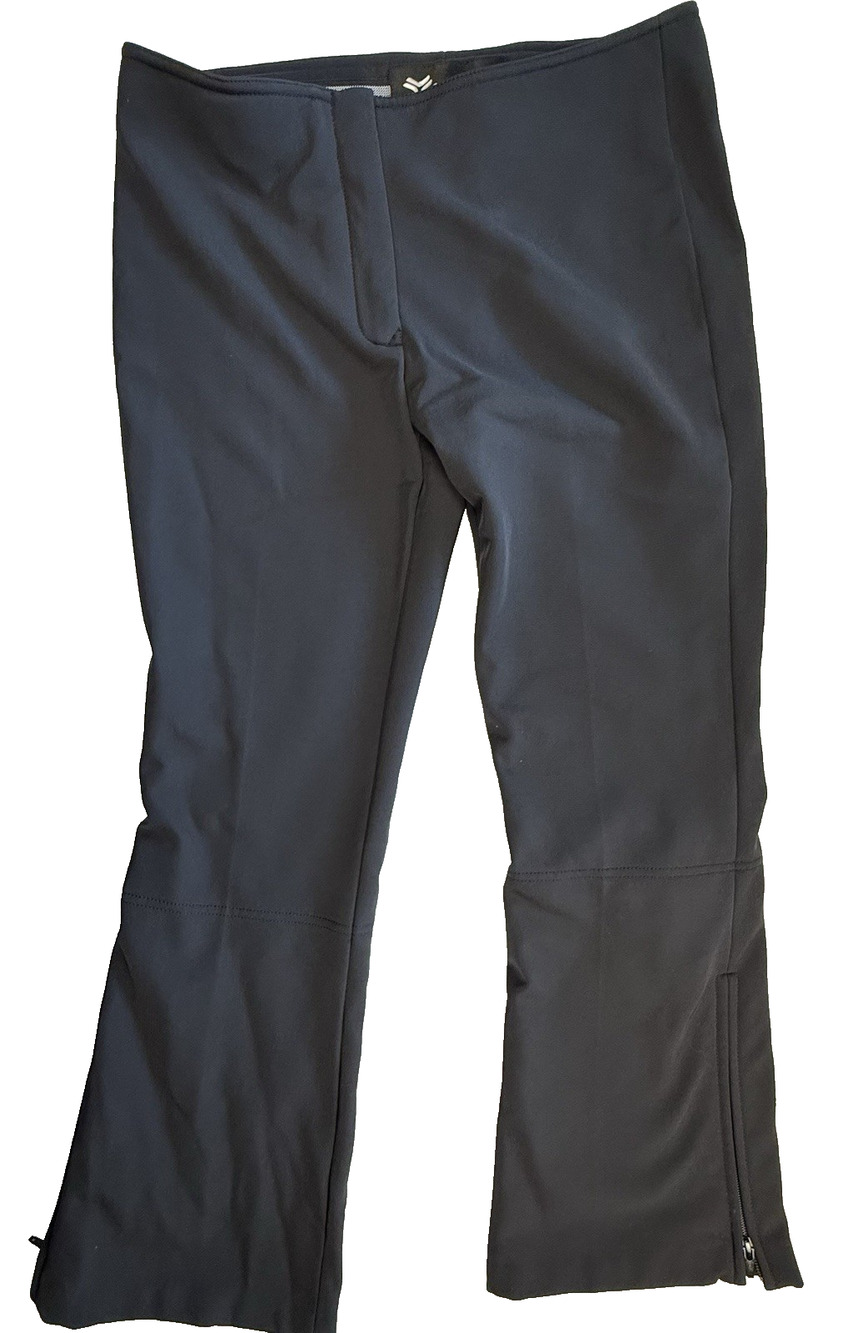 FERA Stretch Women's Ski Pants Size 12R Black Insulated Winter Snowboard Pants